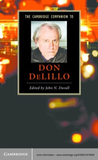 Imagen de portada: The Cambridge Companion to Don DeLillo 1st edition 9780521870658