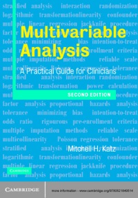 Cover image: Multivariable Analysis 2nd edition 9780521840514