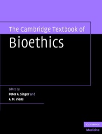 表紙画像: The Cambridge Textbook of Bioethics 1st edition 9780521694438