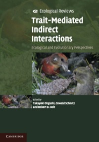 Cover image: Trait-Mediated Indirect Interactions 9781107001831