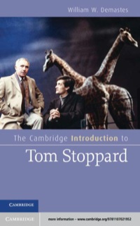 Cover image: The Cambridge Introduction to Tom Stoppard 9781107021952
