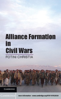 Cover image: Alliance Formation in Civil Wars 9781107023024