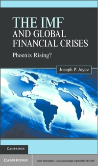 Imagen de portada: The IMF and Global Financial Crises 1st edition 9780521874175