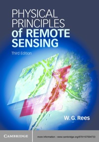 Cover image: Physical Principles of Remote Sensing 3rd edition 9781107004733