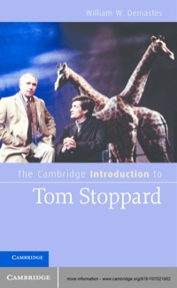 Imagen de portada: The Cambridge Introduction to Tom Stoppard 1st edition 9781107021952