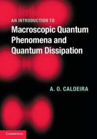 صورة الغلاف: An Introduction to Macroscopic Quantum Phenomena and Quantum Dissipation 1st edition 9780521113755