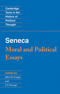 Cover image: Seneca: Moral and Political Essays 1st edition 9780521348188