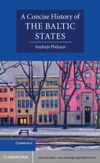 Titelbild: A Concise History of the Baltic States 1st edition 9780521833721