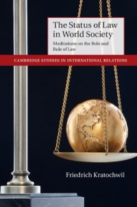 Imagen de portada: The Status of Law in World Society 1st edition 9781107037281