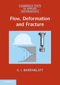 Imagen de portada: Flow, Deformation and Fracture 1st edition 9780521887526
