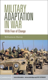 Imagen de portada: Military Adaptation in War 9781107006591