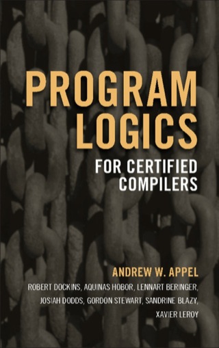 Cover image: Program Logics for Certified Compilers 1st edition 9781107048010