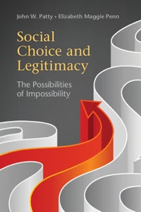 Titelbild: Social Choice and Legitimacy 1st edition 9780521191012