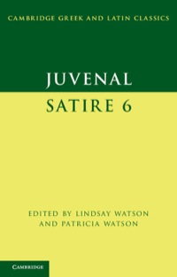 Omslagafbeelding: Juvenal: Satire 6 1st edition 9780521854917