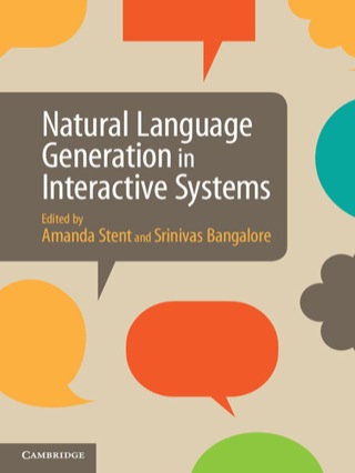 Omslagafbeelding: Natural Language Generation in Interactive Systems 1st edition 9781107010024
