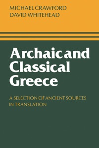 Cover image: Archaic and Classical Greece 9780521227759