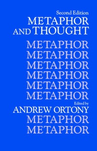Omslagafbeelding: Metaphor and Thought 2nd edition 9780521405614