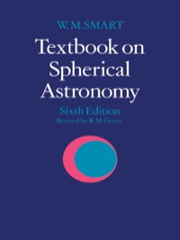 表紙画像: Textbook on Spherical Astronomy 6th edition 9780521291804