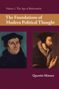 Imagen de portada: The Foundations of Modern Political Thought: Volume 2, The Age of Reformation 1st edition 9780521222846