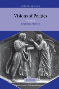 Cover image: Visions of Politics: Volume 1, Regarding Method 1st edition 9780521581059