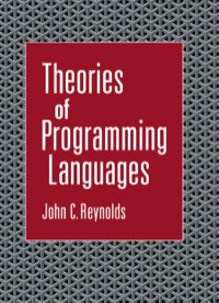 Imagen de portada: Theories of Programming Languages 1st edition 9780521594141