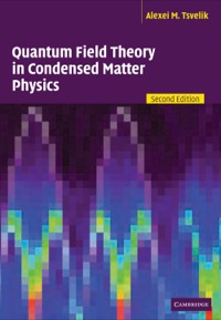 Cover image: Quantum Field Theory in Condensed Matter Physics 2nd edition 9780521529808
