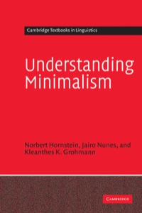 Imagen de portada: Understanding Minimalism 1st edition 9780521824965