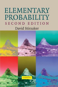 Cover image: Elementary Probability 2nd edition 9780521833448