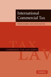 Omslagafbeelding: International Commercial Tax 1st edition 9780521853118