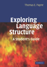 Omslagafbeelding: Exploring Language Structure 1st edition 9780521855426