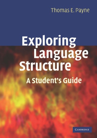 Imagen de portada: Exploring Language Structure 1st edition 9780521855426