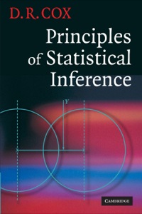 Cover image: Principles of Statistical Inference 1st edition 9780521866736