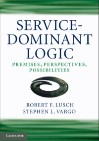 Imagen de portada: Service-Dominant Logic 1st edition 9780521195676