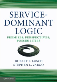 Cover image: Service-Dominant Logic 1st edition 9780521195676