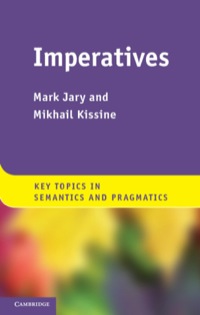 Cover image: Imperatives 1st edition 9781107012349