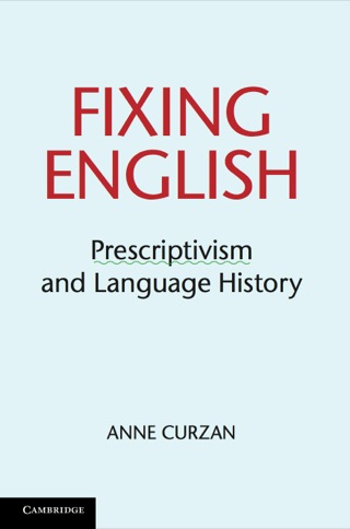 Imagen de portada: Fixing English 1st edition 9781107020757