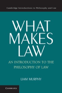 表紙画像: What Makes Law 1st edition 9780521834278