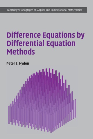 Immagine di copertina: Difference Equations by Differential Equation Methods 1st edition 9780521878524