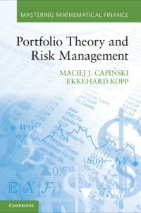 Immagine di copertina: Portfolio Theory and Risk Management 1st edition 9781107003675