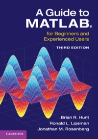 Omslagafbeelding: A Guide to MATLAB® 3rd edition 9781107662223