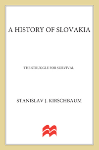 Cover image: A History of Slovakia: The Struggle for Survival 9781403969293