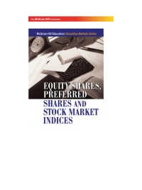 Imagen de portada: Equity Shares, Preferred Shares and Stock Market Indices 9780070620872