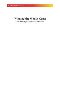 Imagen de portada: Winning the Wealth Game 9780070621091