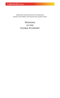 Cover image: Winning In The Global Economy 9780070680166