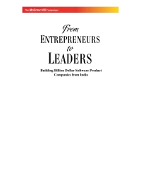 Cover image: From Entrepreneurs to Leaders 9780070680708