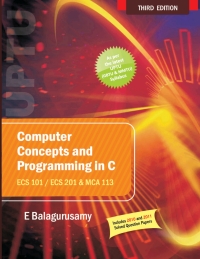 Cover image: Computer Concepts and Programming in C (UPTU) 3rd edition 9780071329859