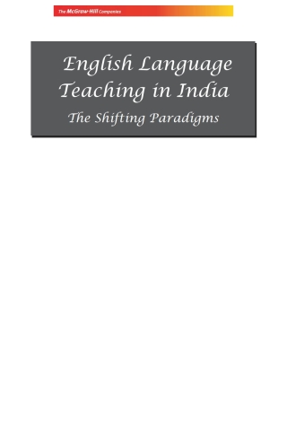 Titelbild: English Language Teaching in India: The Shifting Paradigms 9780071333283