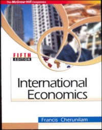 Cover image: INTERNATIONAL ECONOMICS 5th edition 9780070263642