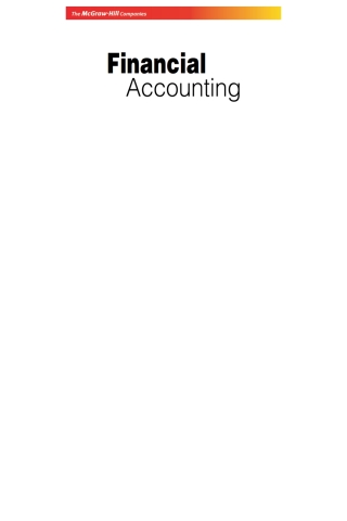 Imagen de portada: Financial Accounting 9780070682177