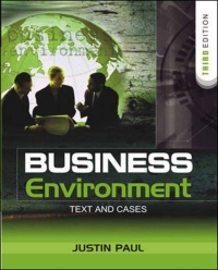 Cover image: BUSINESS ENVIRONMENT: TEXT & CASES 3rd edition 9780070700772